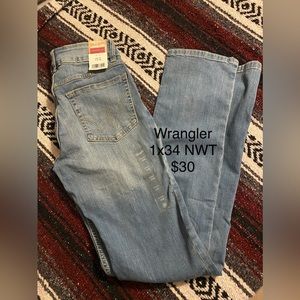 New with tags wranglers 1x34